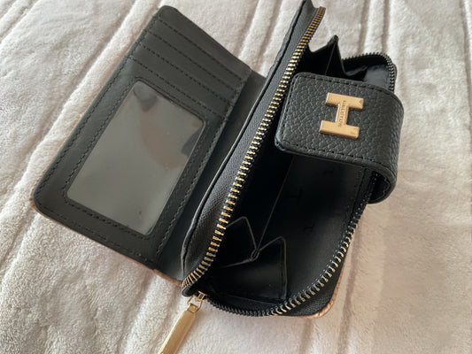 Halston Wallet Tan/Black
