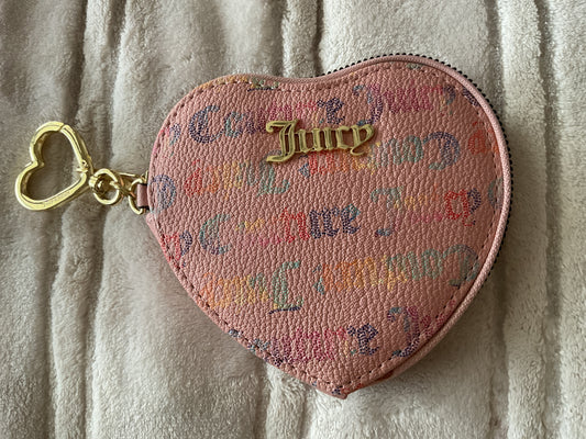 Juicy Couture Heart Zip Around Wallet