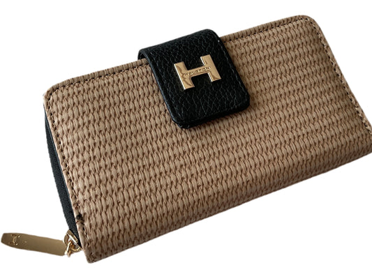 Halston Wallet Tan/Black